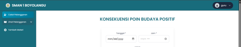 SIPENA – Sistem Informasi Pengelolaan Pelanggaran Anak Didik