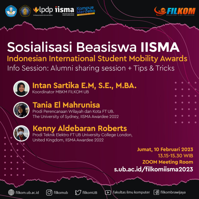 Sosialisasi Beasiswa IISMA 2023
