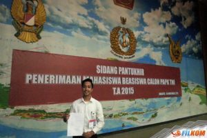 FILKOM Student Receives TNI 2015 Official Ties Scholarship