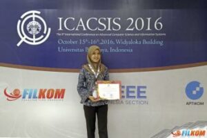 Mahasiswa Magister FILKOM Berhasil Menjadi Salah Satu Best Session Presenter di ICACSIS 2016