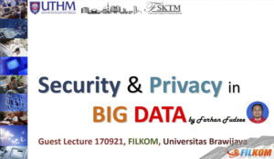 Security & Privacy in Big Data