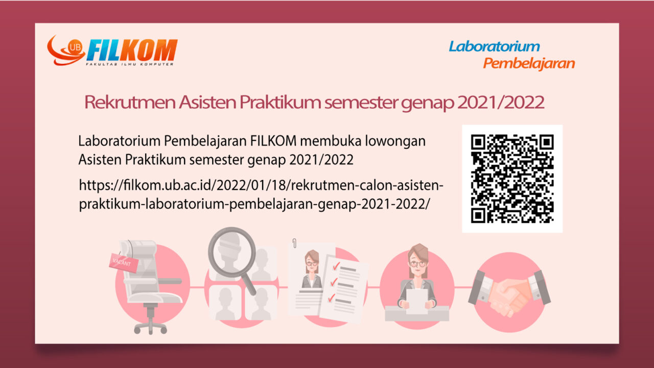 Rekrutmen Calon Asisten Praktikum Laboratorium Pembelajaran Genap 2021 ...