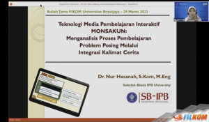 FILKOM UB Undang Dosen IPB Dalam Menyampaikan Media Pembelajaran Interaktif Monsakun
