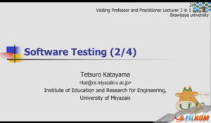 Implementasi dan Pengujian Software oleh Prof. Tetsuro Katayama