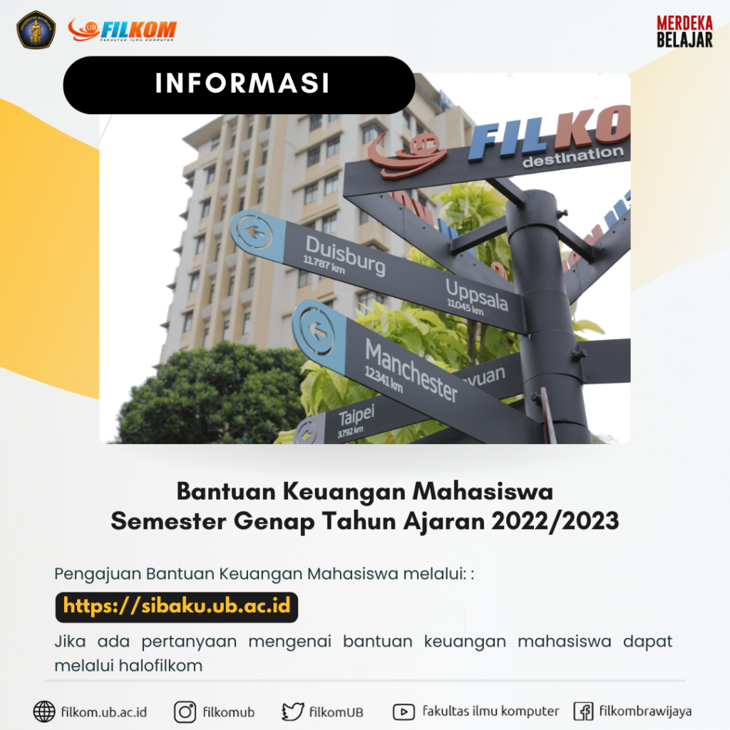 Permohonan Bantuan Keuangan Mahasiswa Semester Genap Tahun Ajaran 2022/ ...