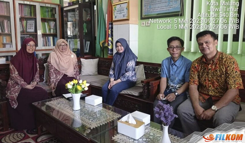Diskusi terkait kebutuhan video profil sekolah dan teknis pelaksanaan yang dilaksanakan pada bulan Mei 2023.
