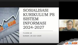 Sosialisasi Kurikulum Prodi SI FILKOM UB