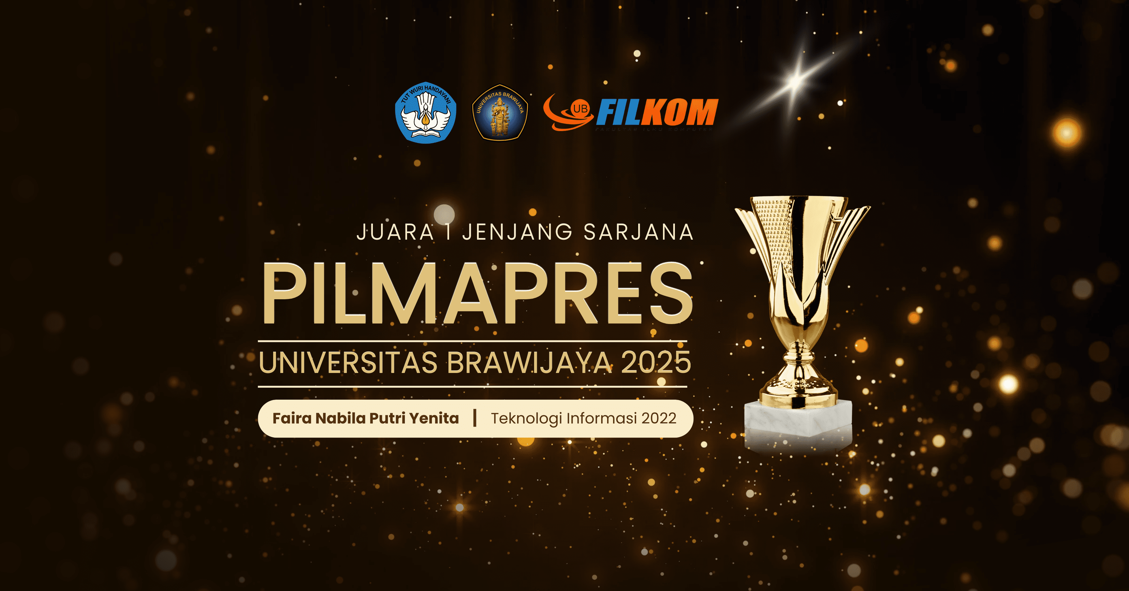 Mahasiswa FILKOM Raih Juara 1 PILMAPRES Universitas Brawijaya 2025