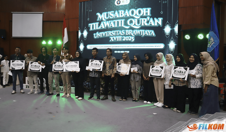 Kafilah FILKOM UB Meraih Juara di MTQ UB XVIII 2025