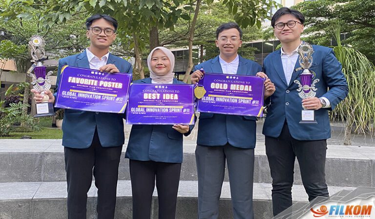 Tim Mahasiswa FILKOM UB Raih Gold Medal, Best Idea, dan Favorite Poster di Ajang Internasional Global Innovation Sprint 2025