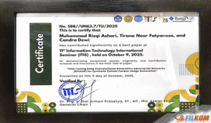 Mahasiswa FILKOM UB Raih Best Paper Award pada Konferensi Internasional ITIS 2025 di Lombok