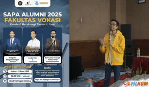 Dosen FILKOM UB Memberikan Materi Leadership dan Teamwork di Temu Alumni FV UB