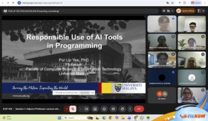 Kolaborasi Internasional FILKOM UB dan FCSIT Universiti Malaya: Responsible Use of AI Tools in Programming