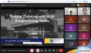 Kolaborasi Internasional FILKOM UB dan FCSIT Universiti Malaya: Menumbuhkan Nalar Kritis dalam Pemanfaatan AI dan Machine Learning